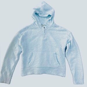 Dillards Blue Copper Key 1/4 Zip Serpa Fleece Hoodie Sweatshirt Girls L 12/14